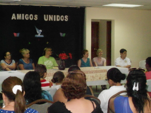 Panel of volunteers from Friends United